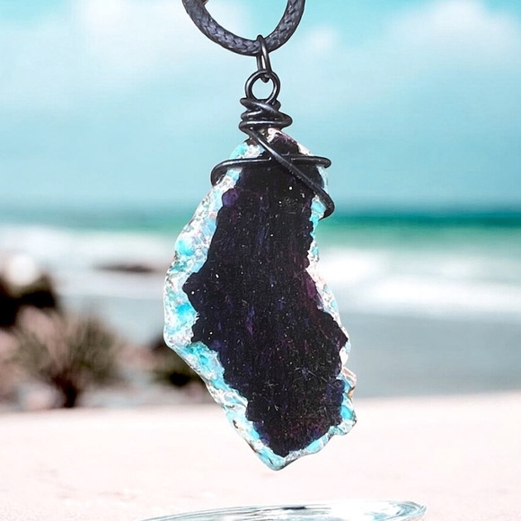 5 For $25💫Turquoise Magnesite Stone Pendant Necklace - Picture 1 of 5